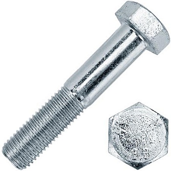 Болт шестигранный М30х330 мм DIN 931 класс прочности 8.8 оцинкованная сталь