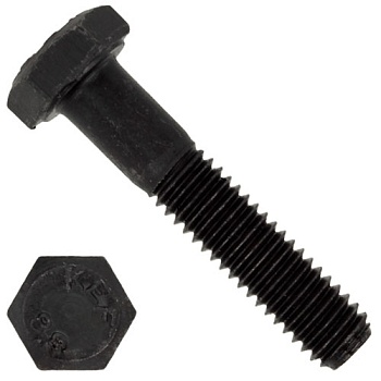 Болт шестигранный М30х330 мм DIN 931 класс прочности 8.8